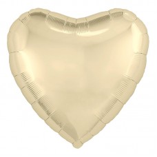Фольгированный шар "Сердце Шампань" 18/48 см. 