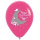 Воздушный шар с рисунком У нас девочка, Ассорти Пастель 2 ст.,2 цв.,