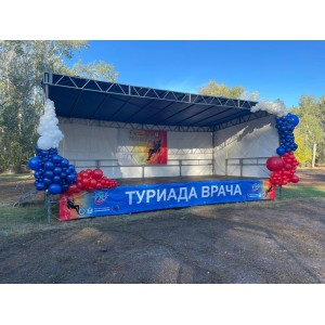 Разнокалиберная гирлянда на сцену