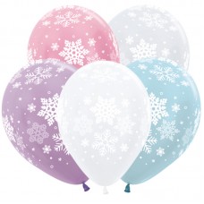 Воздушные шары с рисунком "Новый год Ассорти" , Ассорти Пастель