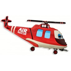 Фольгированный шар Вертолет спасательный / Rescue Helicopter 56*97 см.