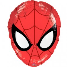 Фольгированный шар "Человек паук Голова ", размер 17"/43*30 см.