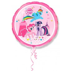 Фольгированный шар "Пони / Pony" размер 18"/48 см. 