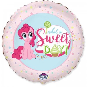 Фольгированный шар Пони Сладкий день / RD MLP Sweet Day (18"/48 см)