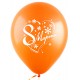 Воздушный шар с рисунком 8 марта, (3 дизайна), Ассорти Пастель 2 ст. Размер 30 см.