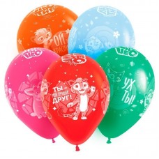 Воздушные шары с рисунком Лео и Тиг Друзья, Ассорти Пастель 5 ст.