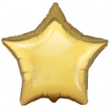 Фольгированный шар "Звезда Античное Золото / Antique Gold". Размер 18/48 см