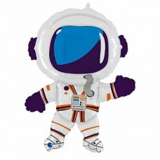 Фольгированный шар "Счастливый астронавт". Размер 91*66см